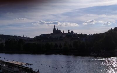 Zelenski se reunió con líderes checos en el Castillo de Praga durante su visita a Praga